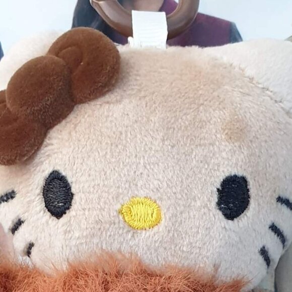Hello Kitty Rhinestone Plushie Keychain - Craze Fashion Hello Kitty Plush Fashion Key Chain Keyring Handbag Charm Women Accessory Gift